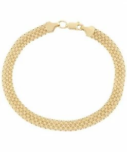 Jordan Blue 10k Gold Bismark Chain Bracelet