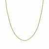 Jordan Blue 14k Gold 1.6 Mm Rope Chain Necklace