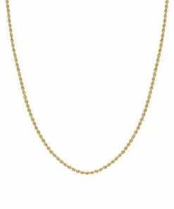 Jordan Blue 14k Gold 1.6 Mm Rope Chain Necklace