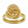 Jordan Blue 10k Gold Love Knot Braid Ring