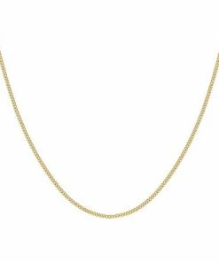 Jordan Blue 14k 1.4 Mm Tight Curb Chain Necklace