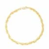 Jordan Blue Men's 14k Gold Filled 4.5 Mm Rope Chain Bracelet