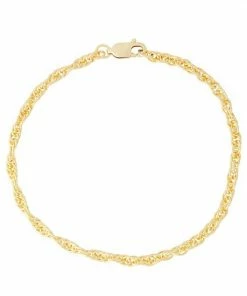 Jordan Blue 14k Gold Filled 2.8 Mm Rope Chain Bracelet