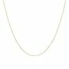 Jordan Blue 14k Gold 0.8 Mm Ball Chain Necklace