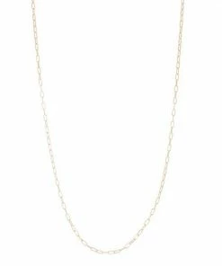 Jordan Blue 14k Gold Filled 2.5 Mm Paper Clip Chain Necklace