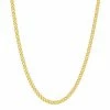 Jordan Blue 14k Gold Over Silver Curb Chain Necklace