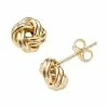 Jordan Blue 14k Gold Love Knot Stud Earrings