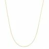 Jordan Blue 14k Gold-Plated Silver Adjustable Box Chain Necklace - 22 In.