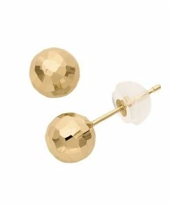 Jordan Blue 14k Gold Hammered Ball Stud Earrings