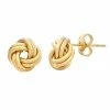 Jordan Blue 10k Gold Love Knot Earrings