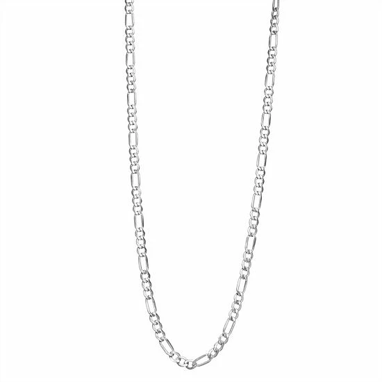 Jordan Blue 10k Gold 4.65 Mm Figaro Chain Necklace - Image 2
