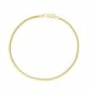 Jordan Blue 14k Gold Filled 2 Mm Snake Chain Bracelet