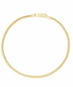 Jordan Blue 14k Gold Filled 2 Mm Snake Chain Bracelet