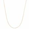 Jordan Blue 14k Rose Gold-Plated Silver Adjustable Box Chain Necklace - 22 In.