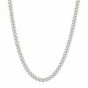 Jordan Blue Sterling Silver Curb Chain Necklace