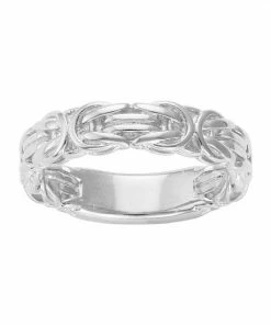 Jordan Blue Sterling Silver Byzantine Ring