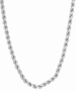Jordan Blue Men's 14k Gold Over Sterling Silver Rope Chain Necklace
