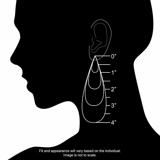 Jordan Blue Sterling Silver Twist Hoop Earrings - Image 2