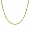 Jordan Blue 14k Gold 3.1 Mm Rope Chain Necklace