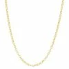 Jordan Blue 14k Gold Over Silver Adjustable Rolo Chain Necklace Rose