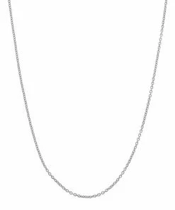 Jordan Blue Sterling Silver Cable Chain Necklace