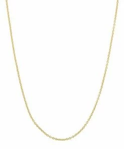 Jordan Blue 14k Gold-Plated Silver Adjustable Cable Chain Necklace - 22 In.