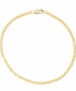 Jordan Blue 14k Gold Filled 2.3 Mm Rope Chain Bracelet