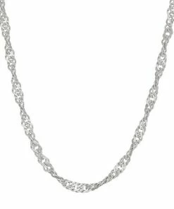 Jordan Blue Sterling Silver Disco Chain Necklace