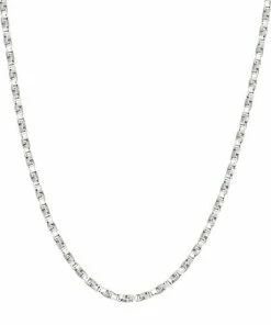 Jordan Blue Sterling Silver Box Chain Necklace