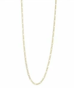 Jordan Blue 14k Gold 2.8 Mm Figaro Chain Necklace