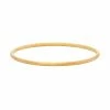 Jordan Blue 14k Gold Over Silver Textured Bangle Bracelet