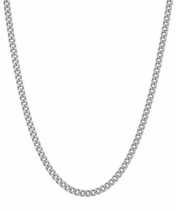 Jordan Blue Sterling Silver Curb Chain Necklace