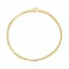 Jordan Blue 14k Gold Over Silver Box Chain Bracelet