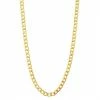 Jordan Blue Men's 10k Gold Curb Chain Necklace