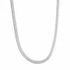 Jordan Blue Sterling Silver Foxtail Chain Necklace - 18 In.
