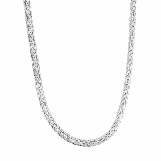 Jordan Blue Sterling Silver Foxtail Chain Necklace - 18 In.