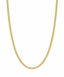 Jordan Blue 10k Gold 2.4 Mm Smooth Herringbone Necklace Yellow