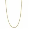Jordan Blue 10k Gold Wheat Chain Necklace