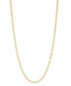 Jordan Blue Men's 14k Gold Filled 4.5 Mm Rope Chain Necklace