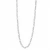Jordan Blue Men's 14k Gold 4.65 Mm Figaro Chain Necklace