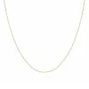 Jordan Blue 14k Gold 0.7 Mm Loose Rope Chain Necklace