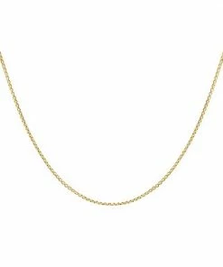 Jordan Blue 14k Gold 1.3 Mm Box Chain Necklace