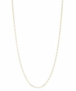 Jordan Blue 14k Gold Filled 3.1 Mm Paper Clip Chain Necklace