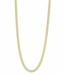 Jordan Blue Men's 10k Gold Miami Cuban Curb Chain Necklace