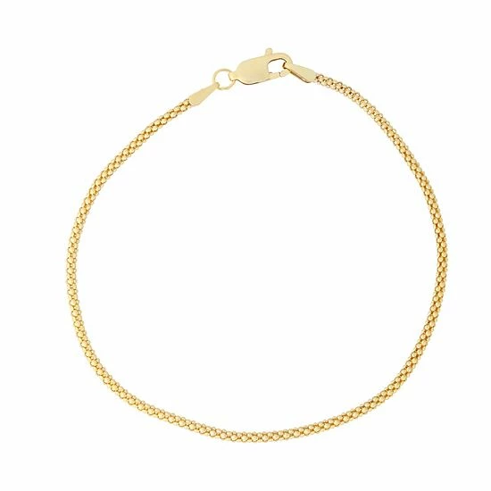 Jordan Blue 14k Gold Filled 1.9 Mm Popcorn Chain Bracelet