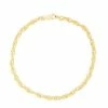 Jordan Blue Men's 14k Gold Filled 3.8 Mm Rope Chain Bracelet