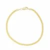Jordan Blue 14k Gold Filled 2.7 Mm Curb Chain Bracelet
