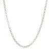 Jordan Blue Sterling Silver Rolo Chain Necklace