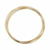 Jordan Blue 14k Gold Over Silver Interlocking Bangle Bracelet