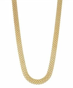 Jordan Blue 10k Gold Bismark Chain Necklace